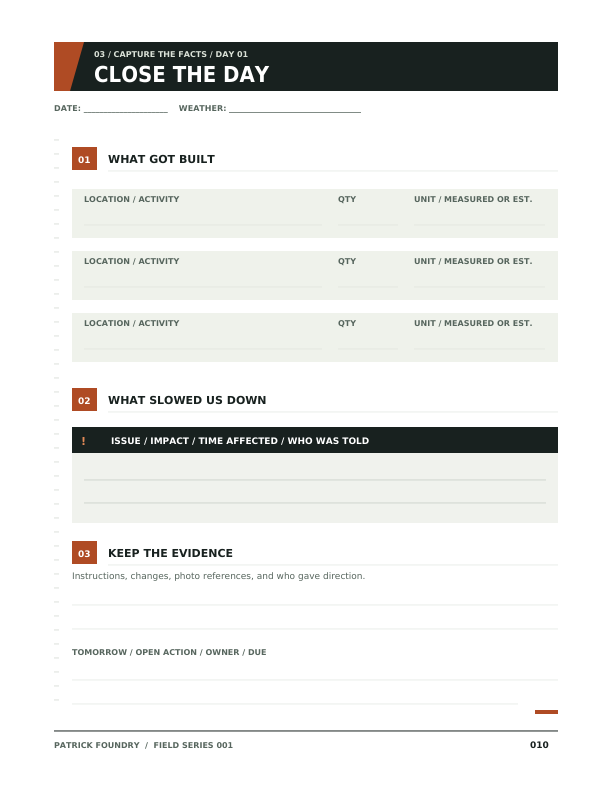 New Foreman Starter Kit interior preview 2