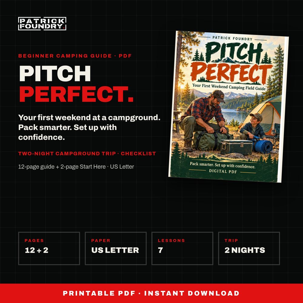 Beginner Camping Guide PDF cover preview