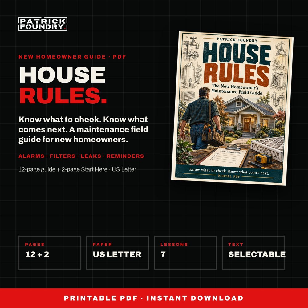 Home Maintenance Checklist PDF cover preview