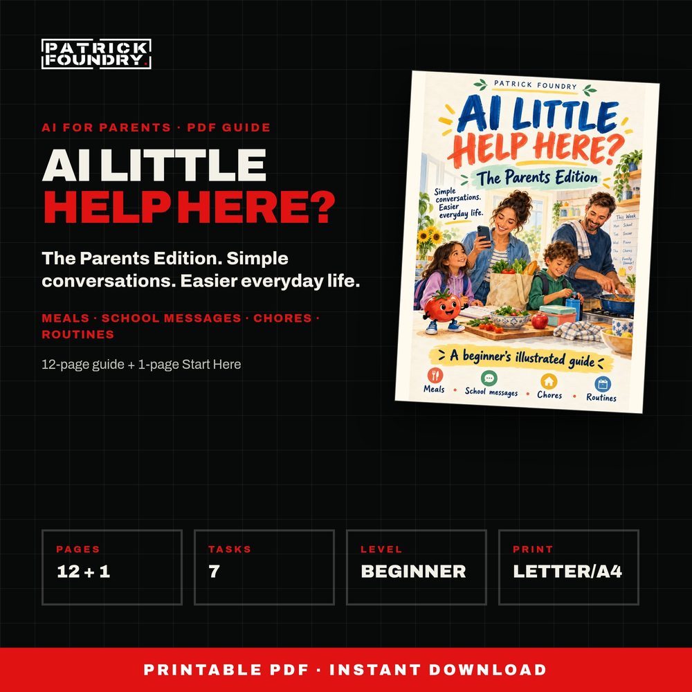 AI for Parents Beginner Guide PDF cover preview